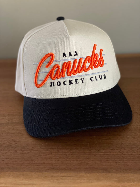Retro hockey club hat